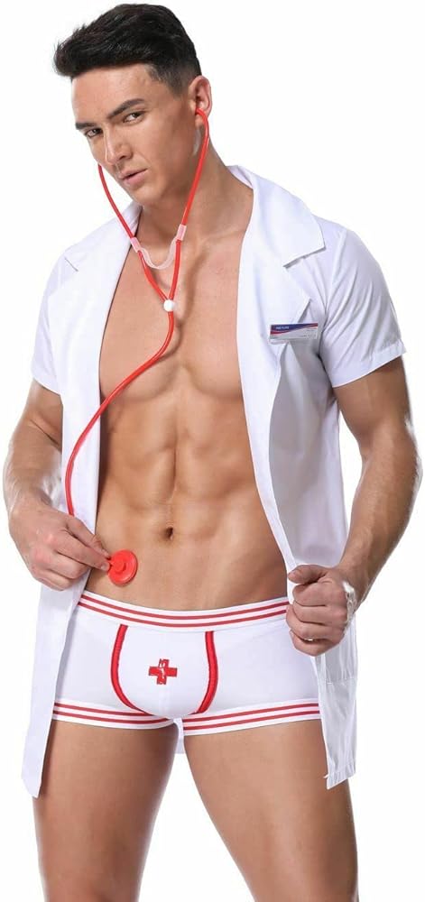 male stripper doctor costume